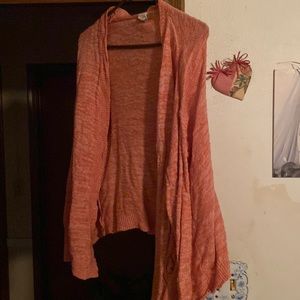 Roxy by pac sun coral cardigan